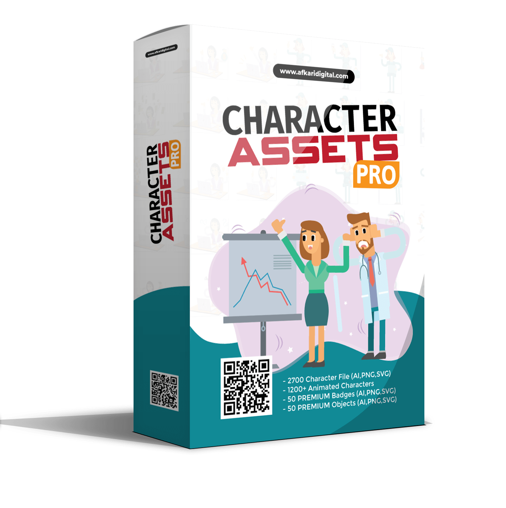 Box Cover Character Asset Pro